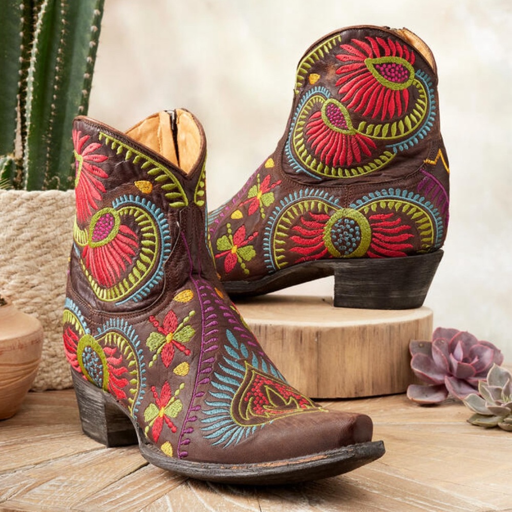 Old Gringo Andes Flora Tiegan Short Boots. New in box! - Picture 2 of 11